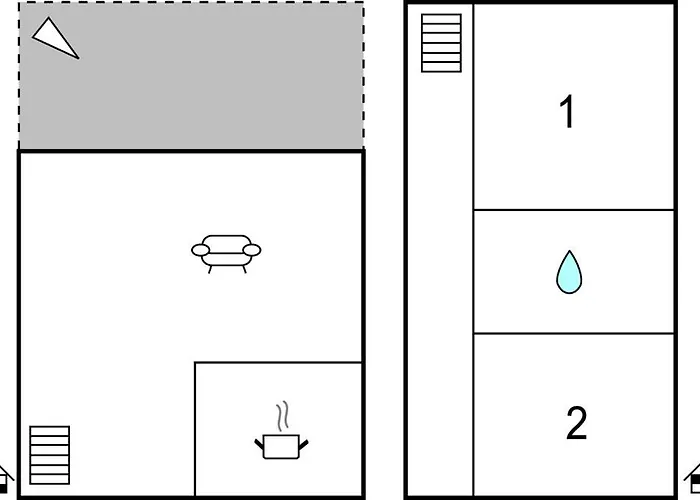 アパート 2 Bedroom Cozy In